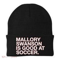Mallory Swanson Is Good At Soccer Beanie thumb 0