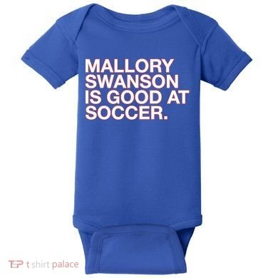 Mallory Swanson Is Good At Soccer Baby Bodysuit