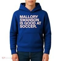Mallory Swanson Is Good At Soccer Kids Hoodie thumb 4