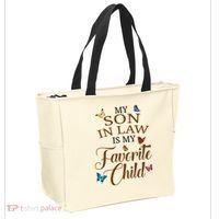 My Son In Law Is My Favorite Child Cute Gift Tote Bag thumb 2