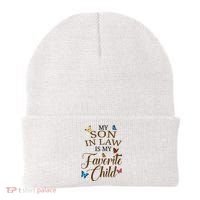 My Son In Law Is My Favorite Child Cute Gift Beanie thumb 0
