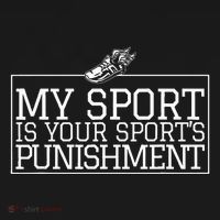 My Sport Is Your Sports Punishment Classic Cross Country Women's Hoodie thumb 2