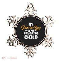 My Son In Law Is My Favorite Child Cute Gift Ornament thumb 0