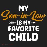 My Son In Law Is My Favorite Child Cute Gift Golf Towel thumb 3