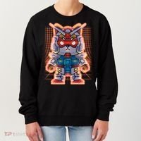 Mecha Shibi Inu Dog Robot Fighter Anime Women's Sweatshirt thumb 0