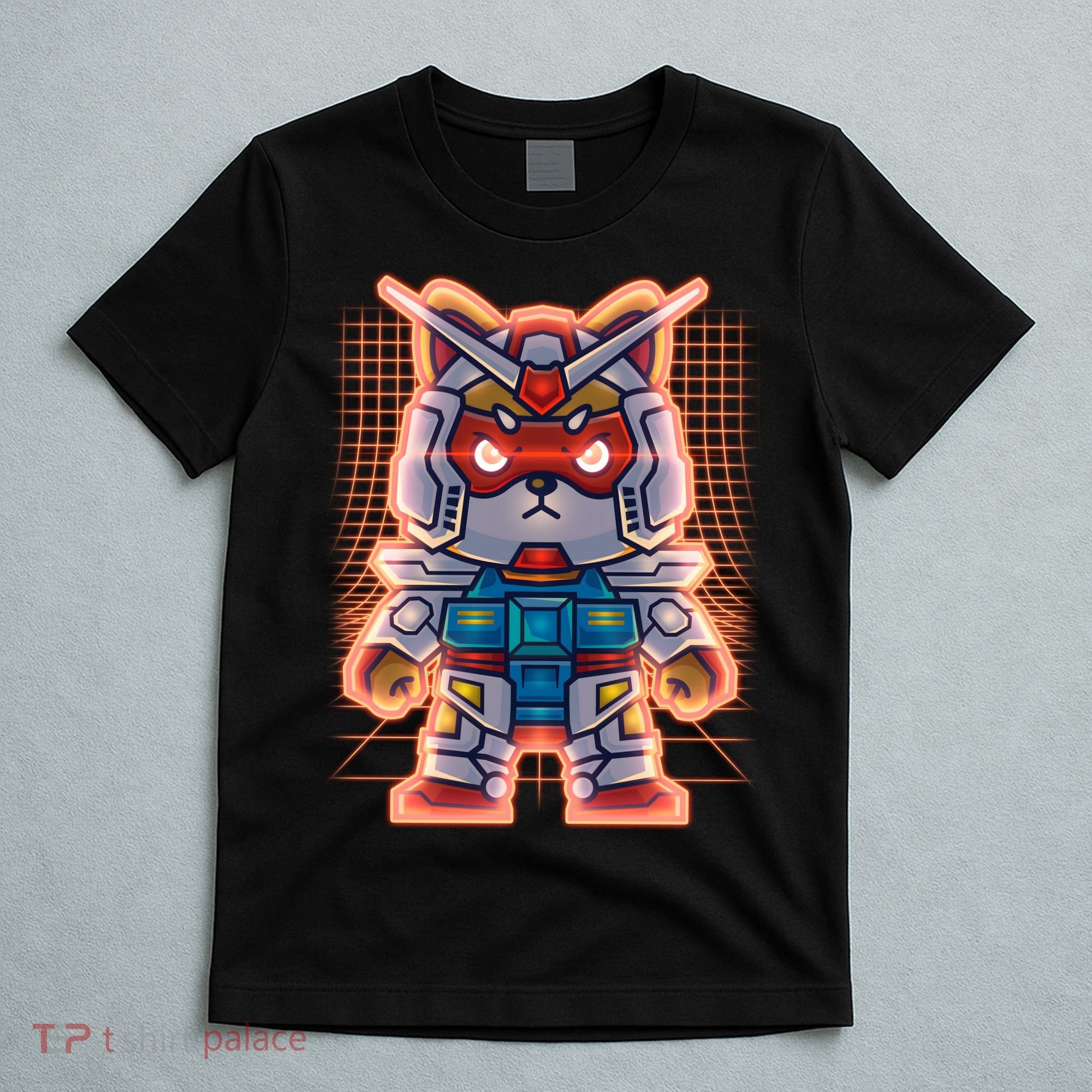 Mecha Shibi Inu Dog Robot Fighter Anime T-Shirt