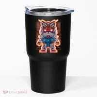 Mecha Shibi Inu Dog Robot Fighter Anime Tumbler thumb 0