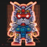 Mecha Shibi Inu Dog Robot Fighter Anime Visor thumb 3