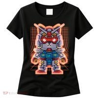 Mecha Shibi Inu Dog Robot Fighter Anime Women's T-Shirt thumb 0
