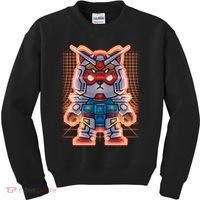 Mecha Shibi Inu Dog Robot Fighter Anime Kids Sweatshirt thumb 0