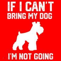 Miniature Schnauzer If I Can't Bring My Dog I'm Not Going Kids T-Shirt thumb 4