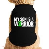 My Son Is A Warrior Traumatic Brain Injury Awareness Doggie Tank thumb 0