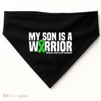 My Son Is A Warrior Traumatic Brain Injury Awareness USA-Made Doggie Bandana thumb 0