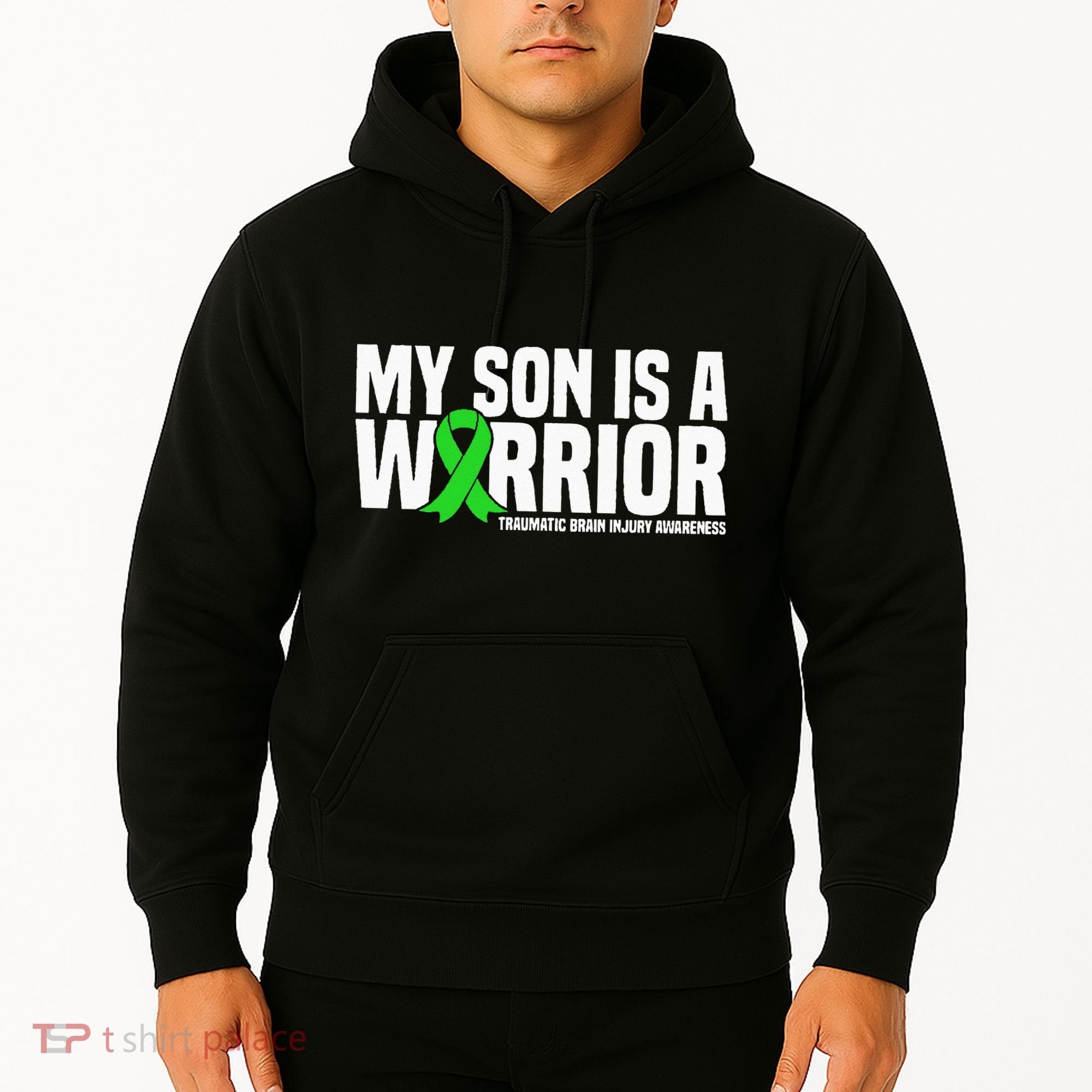 My Son Is A Warrior Traumatic Brain Injury Awareness Hoodie