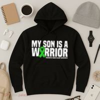 My Son Is A Warrior Traumatic Brain Injury Awareness Hoodie thumb 3