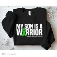 My Son Is A Warrior Traumatic Brain Injury Awareness Sweatshirt thumb 2