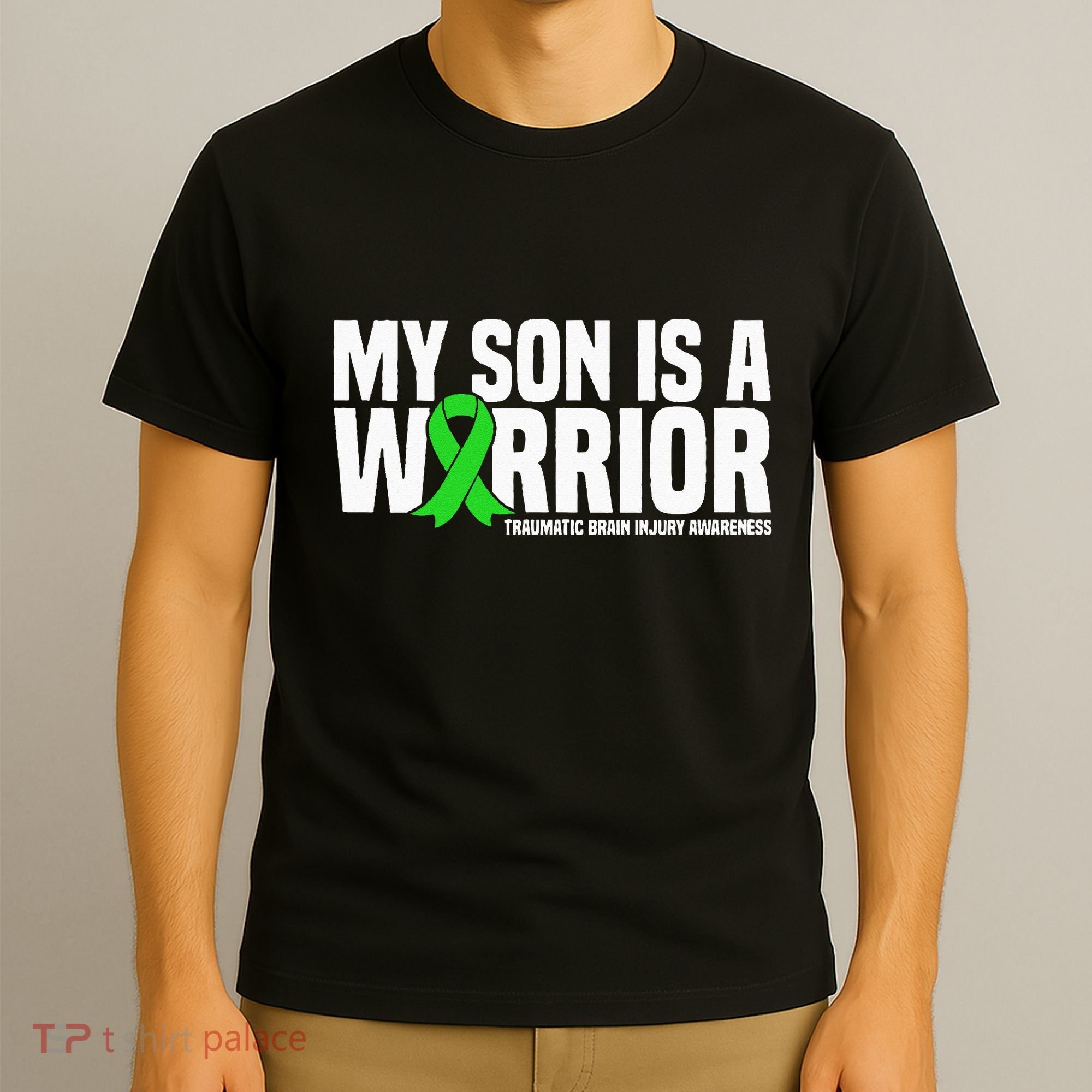 My Son Is A Warrior Traumatic Brain Injury Awareness T-Shirt