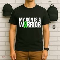 My Son Is A Warrior Traumatic Brain Injury Awareness T-Shirt thumb 6