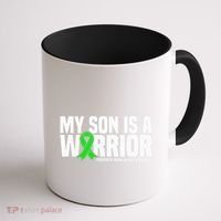 My Son Is A Warrior Traumatic Brain Injury Awareness Coffee Mug thumb 1