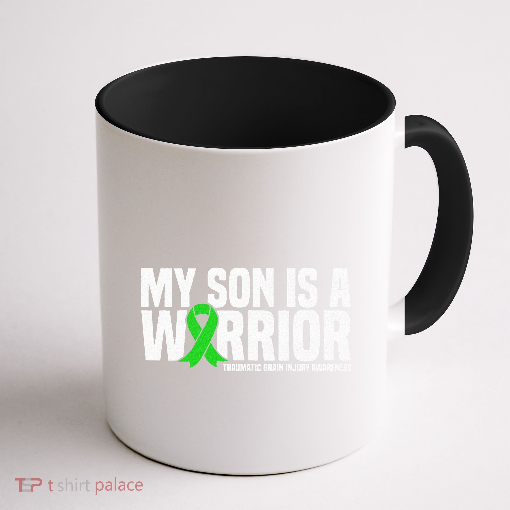 My Son Is A Warrior Traumatic Brain Injury Awareness Coffee Mug