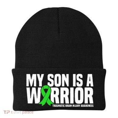 My Son Is A Warrior Traumatic Brain Injury Awareness Beanie