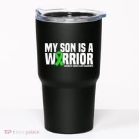 My Son Is A Warrior Traumatic Brain Injury Awareness Tumbler thumb 0