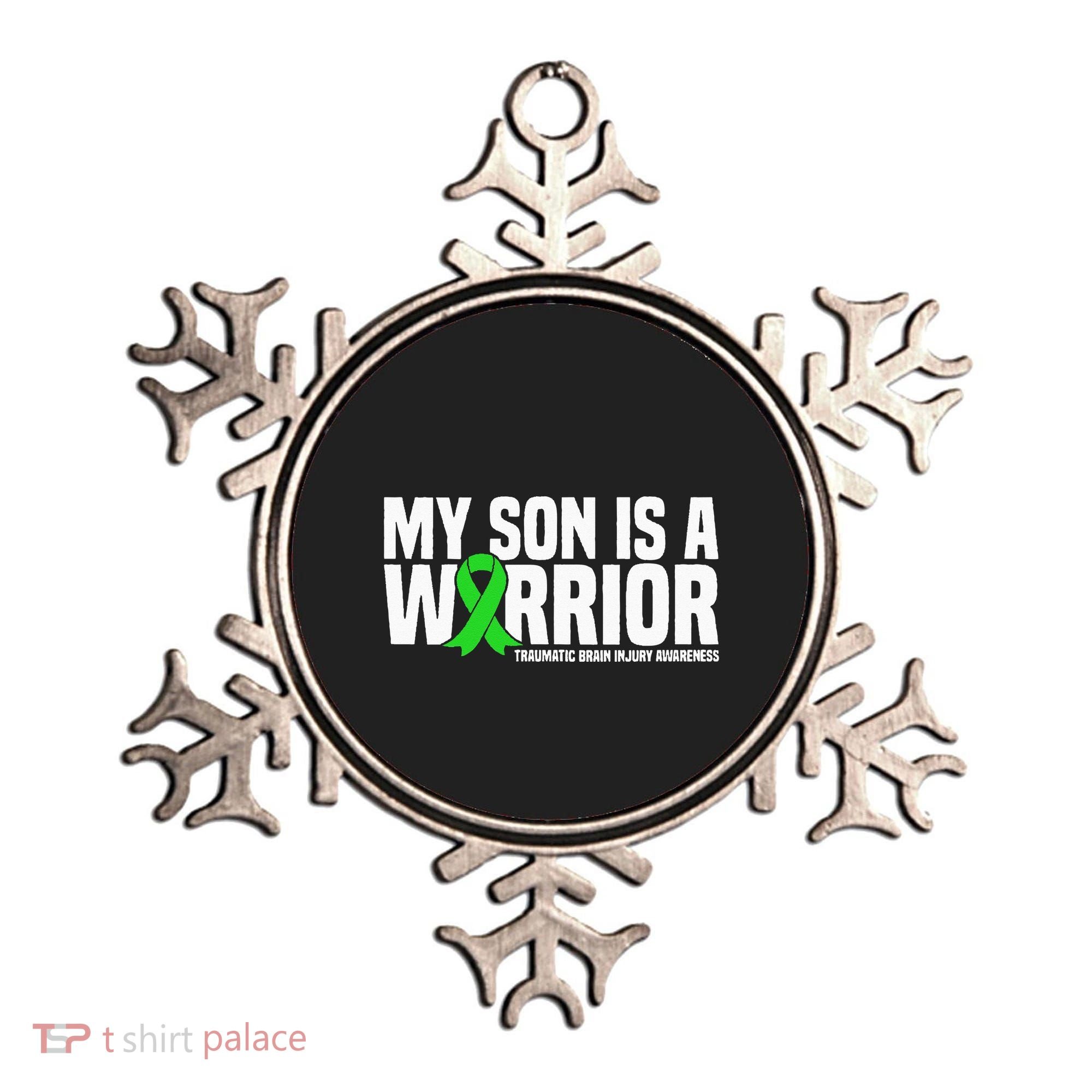 My Son Is A Warrior Traumatic Brain Injury Awareness Ornament