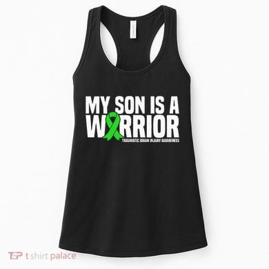 My Son Is A Warrior Traumatic Brain Injury Awareness Women's Tank Top