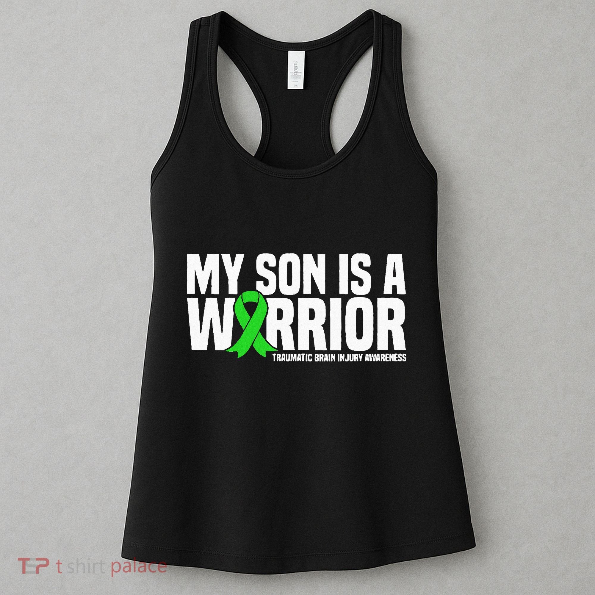 My Son Is A Warrior Traumatic Brain Injury Awareness Women's Tank Top