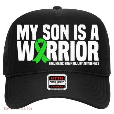 My Son Is A Warrior Traumatic Brain Injury Awareness Hat