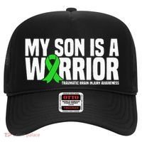 My Son Is A Warrior Traumatic Brain Injury Awareness Hat thumb 0