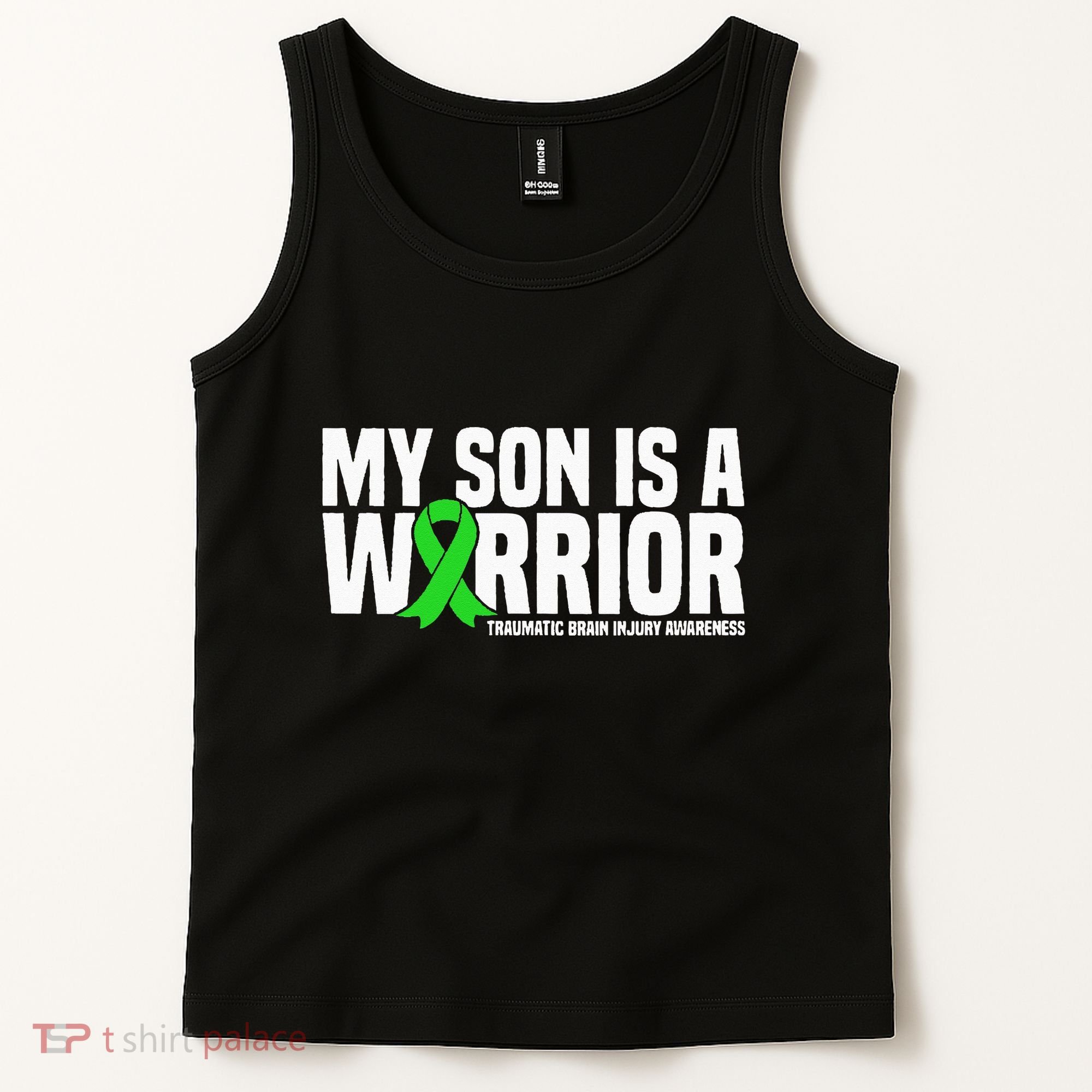 My Son Is A Warrior Traumatic Brain Injury Awareness Tank Top
