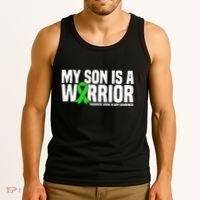 My Son Is A Warrior Traumatic Brain Injury Awareness Tank Top thumb 3