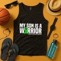 My Son Is A Warrior Traumatic Brain Injury Awareness Tank Top thumb 4