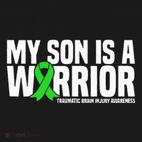 My Son Is A Warrior Traumatic Brain Injury Awareness Women's Long Sleeve Shirt thumb 2