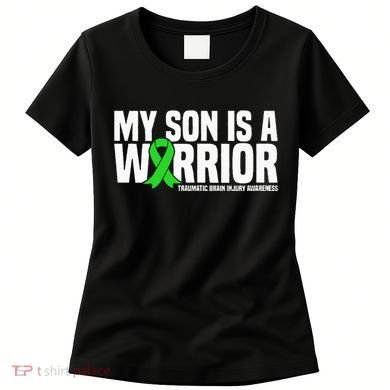 My Son Is A Warrior Traumatic Brain Injury Awareness Women's T-Shirt