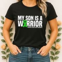 My Son Is A Warrior Traumatic Brain Injury Awareness Women's T-Shirt thumb 2