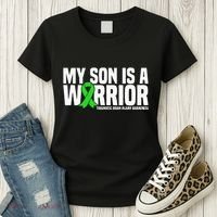 My Son Is A Warrior Traumatic Brain Injury Awareness Women's T-Shirt thumb 3