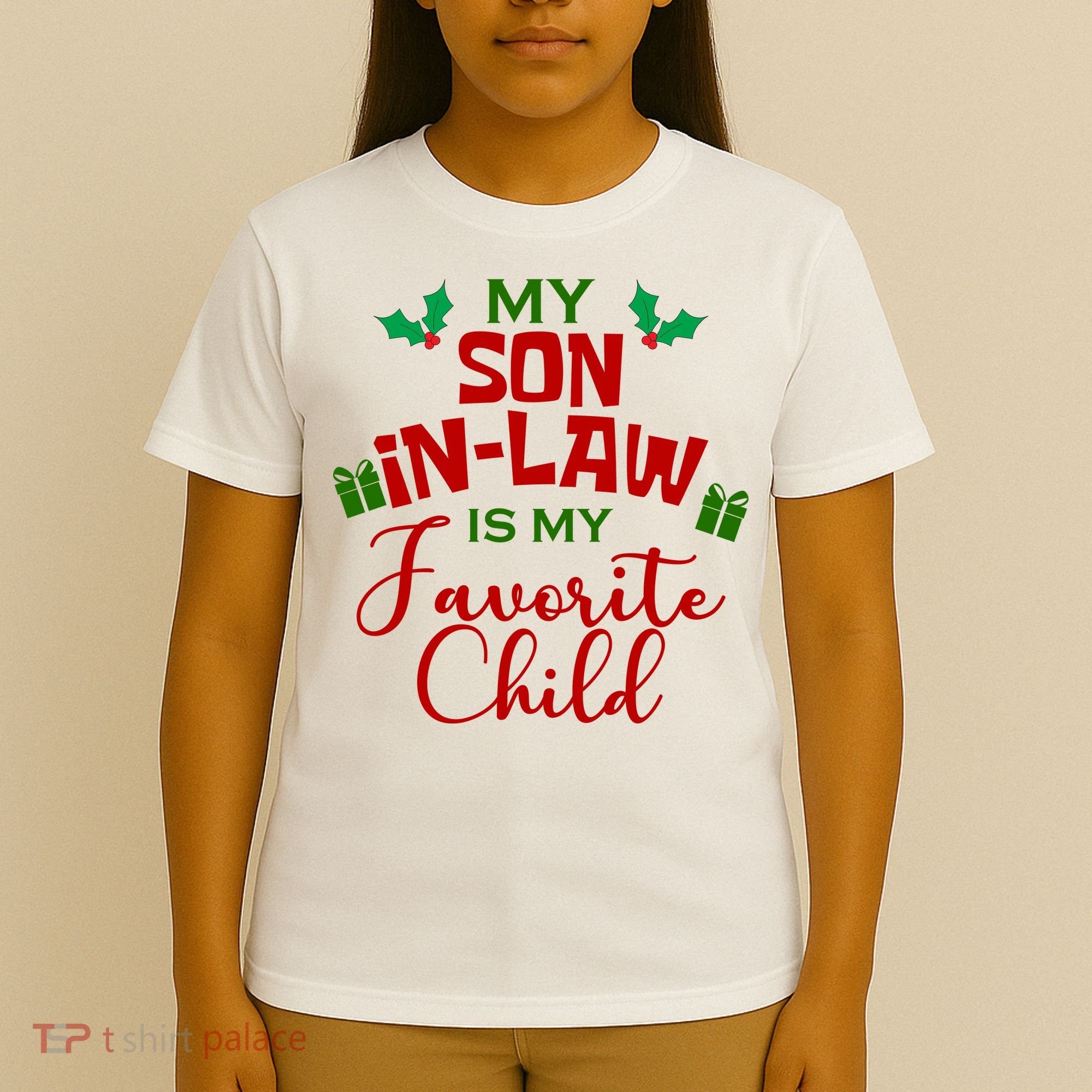 My Son In Law Is My Favorite Child Christmas T-Shirt