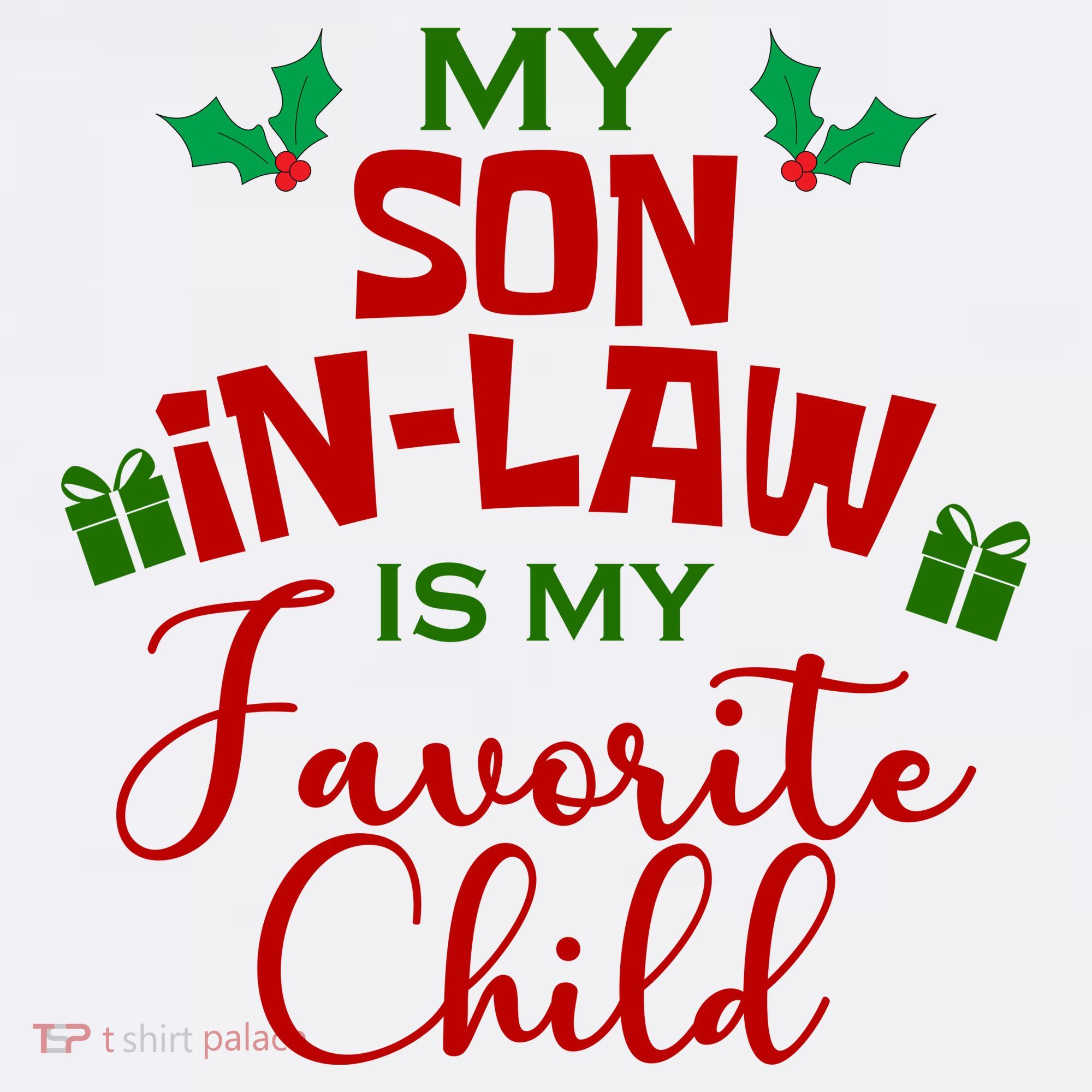 My Son In Law Is My Favorite Child Christmas Women's Hoodie