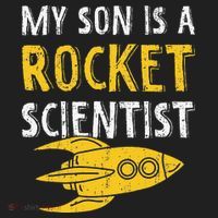 My Son Is A Rocket Scientist Rocket Aerospace Expert Women's Sweatshirt thumb 2