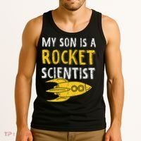 My Son Is A Rocket Scientist Rocket Aerospace Expert Tank Top thumb 3