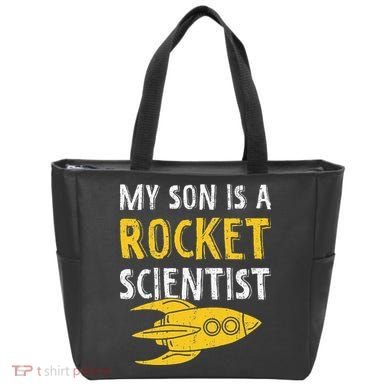 My Son Is A Rocket Scientist Rocket Aerospace Expert Tote Bag