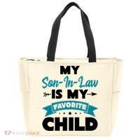 My Son In Law Is My Favorite Child Funny Gift Tote Bag thumb 0