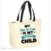 My Son In Law Is My Favorite Child Funny Gift Tote Bag thumb 2