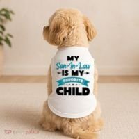 My Son In Law Is My Favorite Child Funny Gift Doggie Tank thumb 2