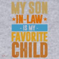 My Son In Law Is My Favorite Child Funny Mothers Day Women's Racerback Cropped Tank thumb 2