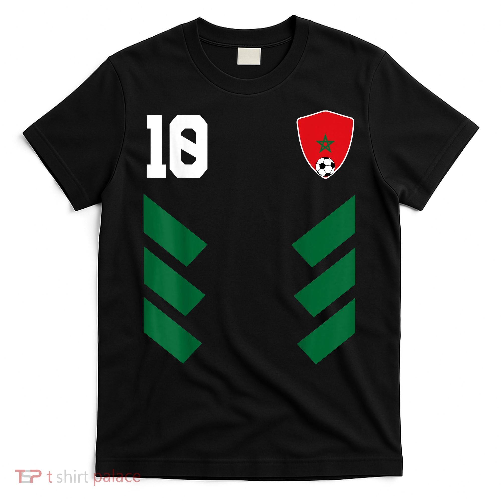 Morocco Soccer Jersey Moroccan Football Shirt Flag T-Shirt