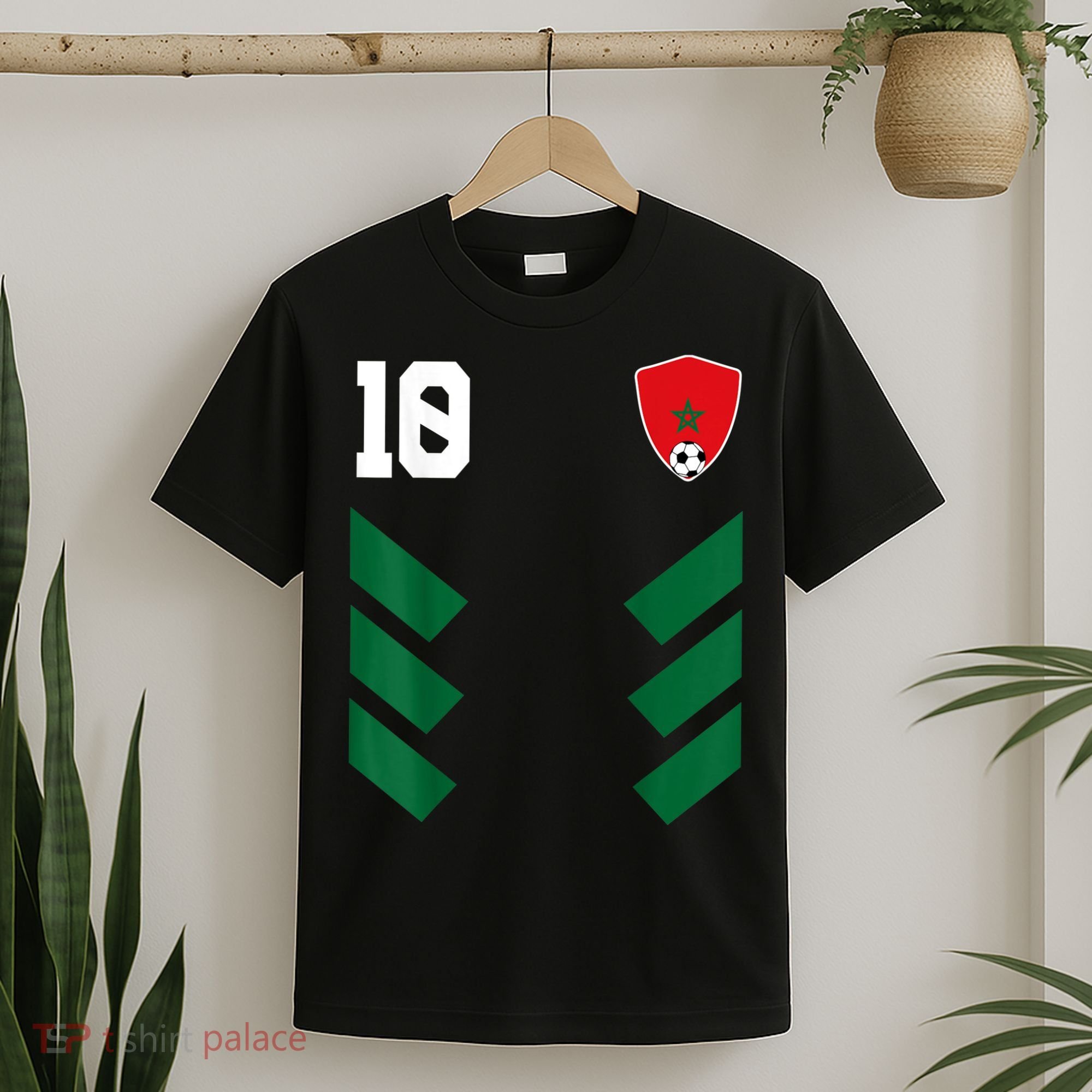 Morocco Soccer Jersey Moroccan Football Shirt Flag T-Shirt