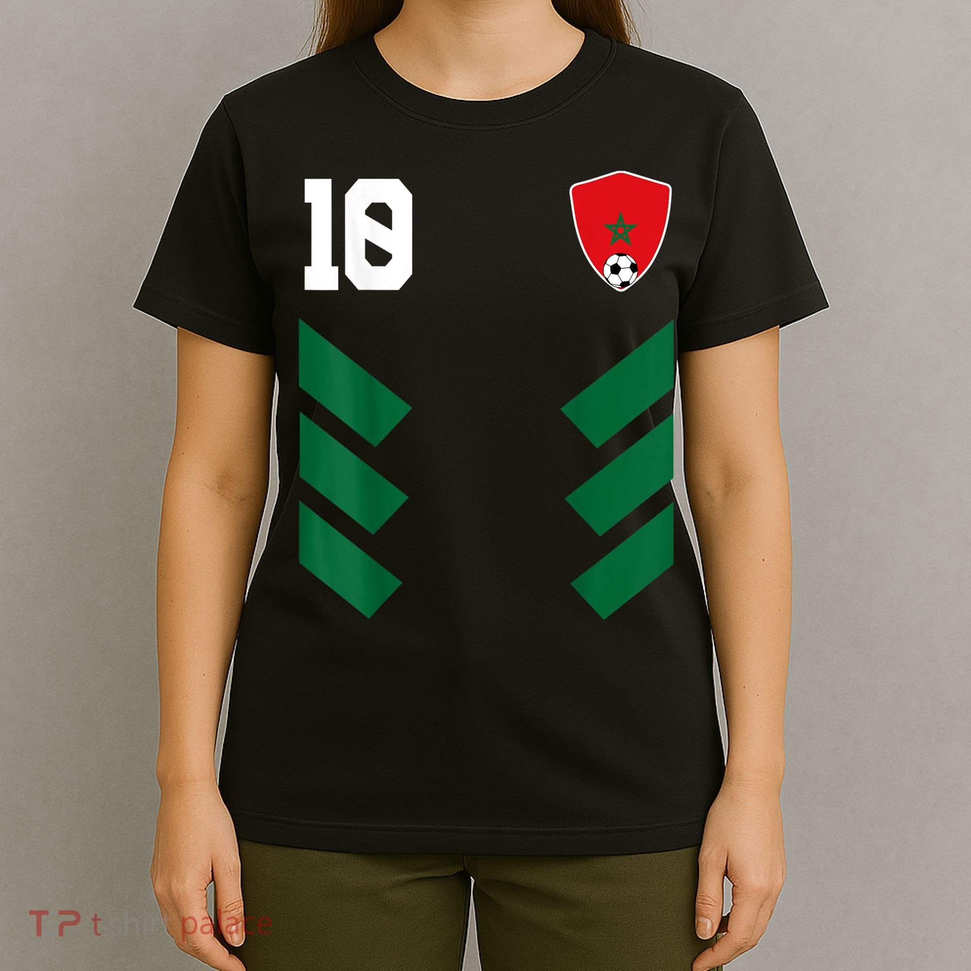 Morocco Soccer Jersey Moroccan Football Shirt Flag T-Shirt